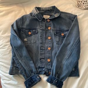 Distressed Jean Jacket